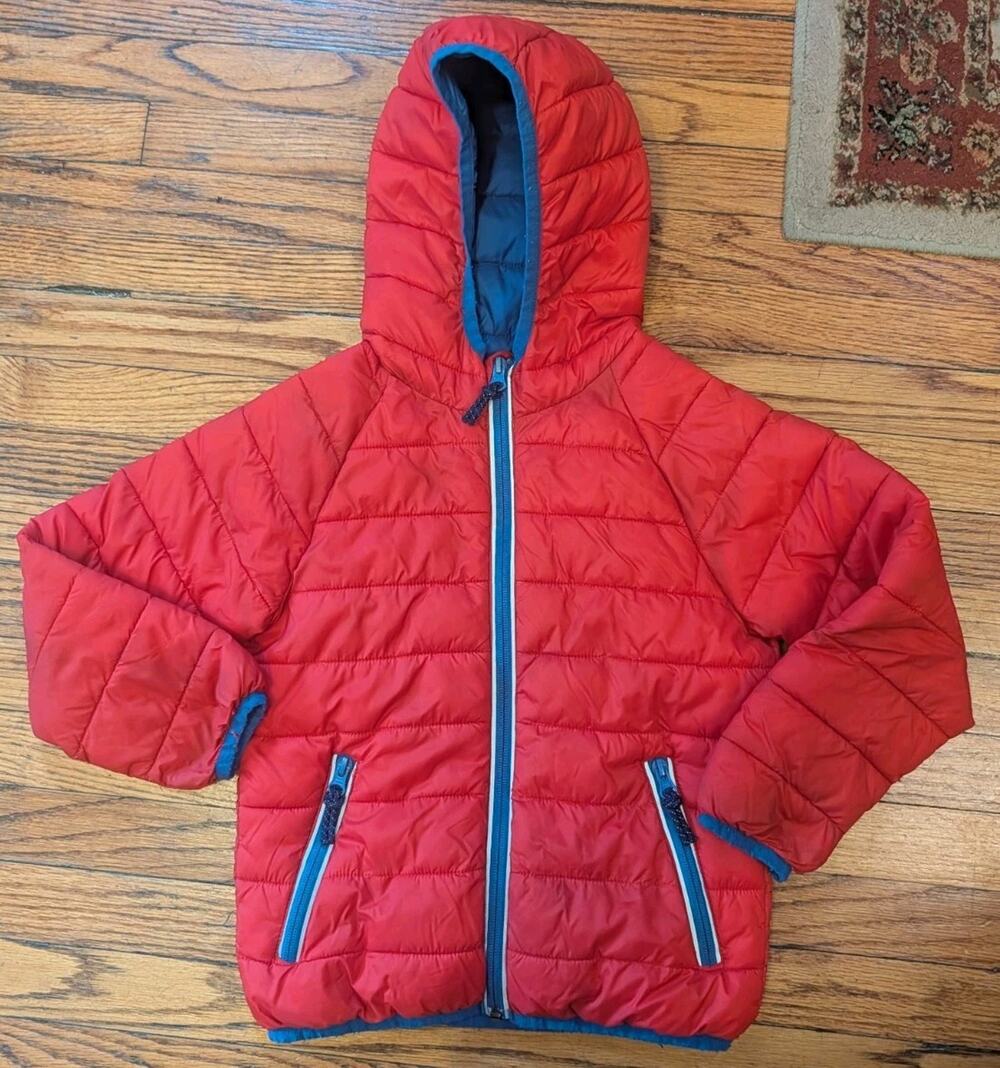 Mini Boden Pack-away Padded Jacket Kids|Boys size 6/7